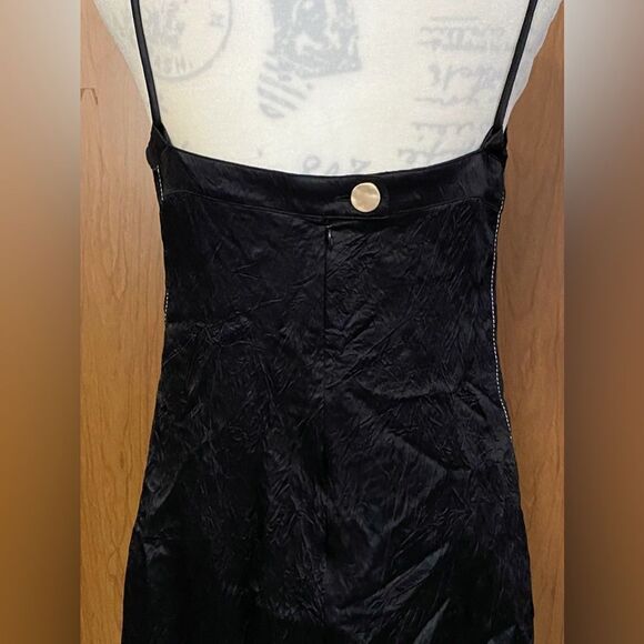 Proenza Schouler Crushed Satin Cowl Neck Midi-Dress size 6 - Picture 10 of 13